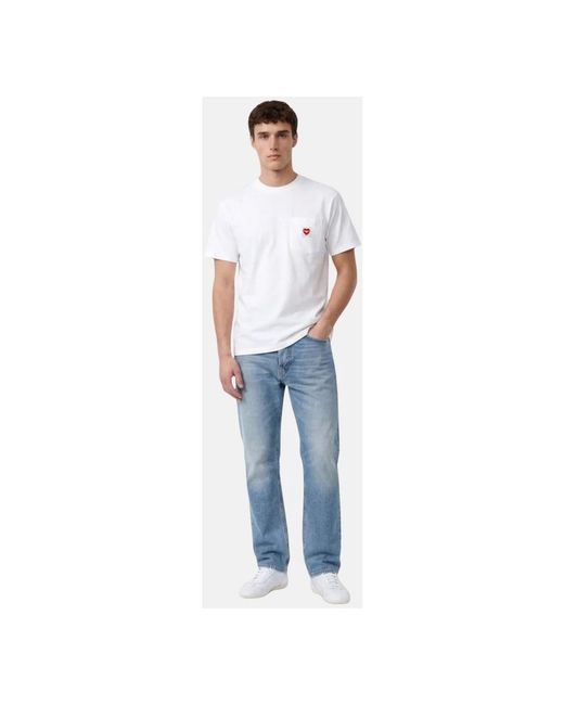 Haikure Blue Straight Jeans for men