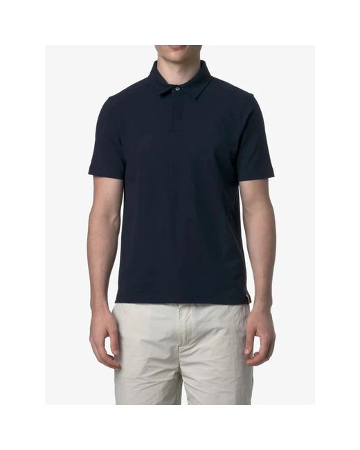 K-Way Blue Polo Shirts for men