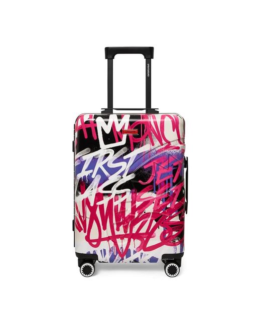 Sprayground Vandal couture trolley tasche in Pink für Herren