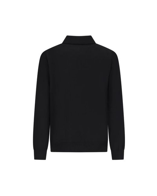 Fendi Polo Wool Ff Metal in het Black voor heren