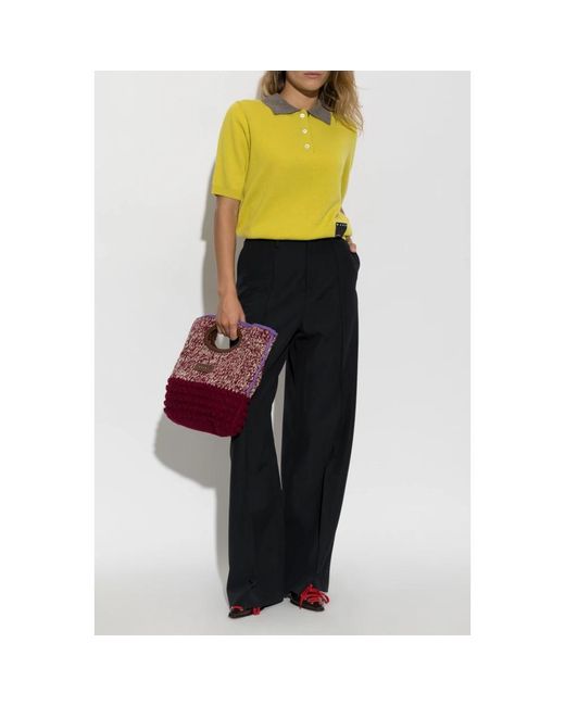 Marni Yellow Cashmere Knitwear