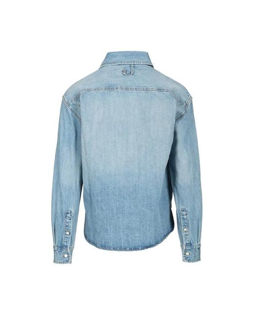 Jacquemus Blue Light Denim Shirt for men