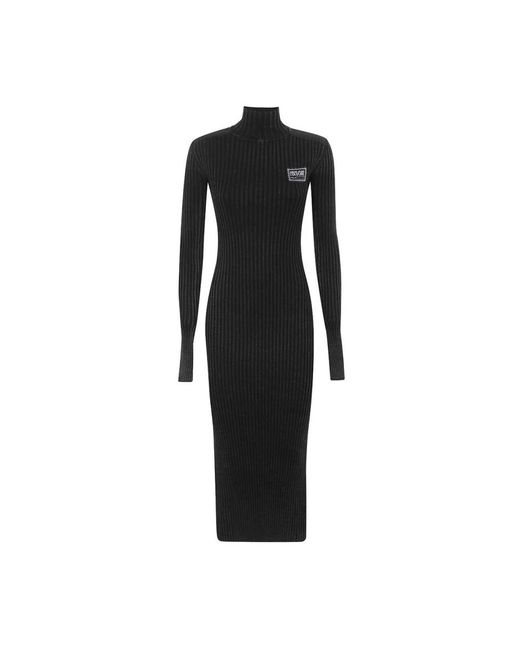 Versace Jeans Couture Black Knitted Dresses