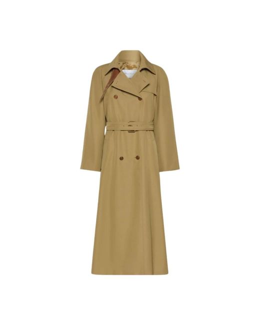 Max Mara Trench Coats in het Natural