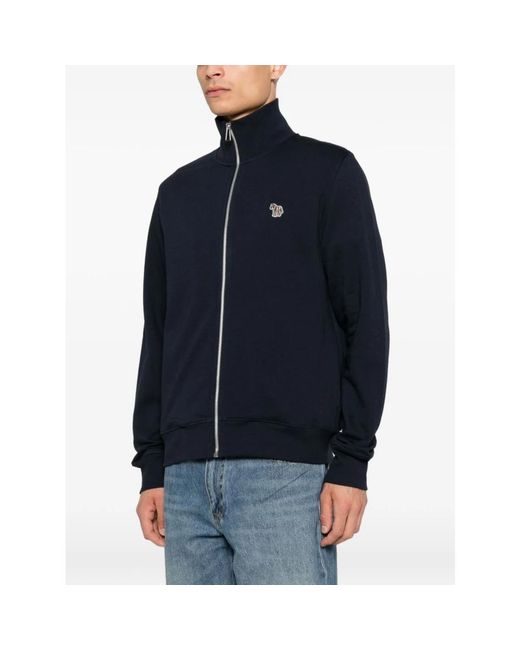 Paul Smith Blue Zip-Throughs for men