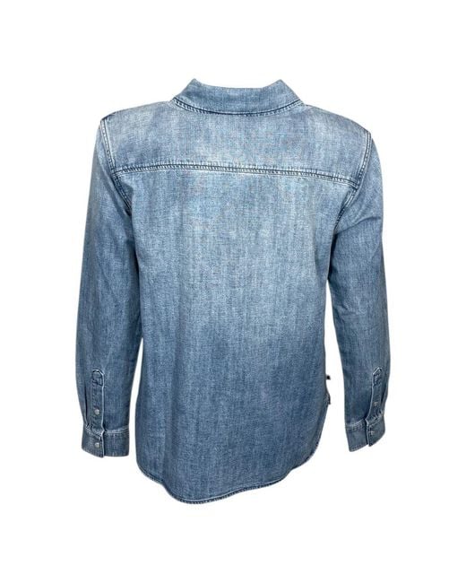 Denham Blue Chambray-Hemd