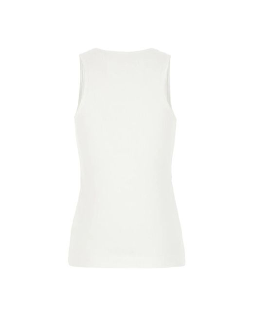 Givenchy Sleeveless Tops in het White