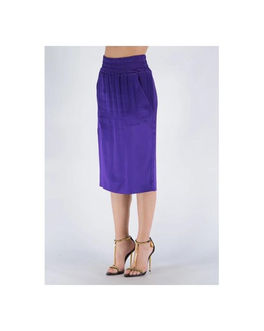 Tom Ford Purple Midi Skirts