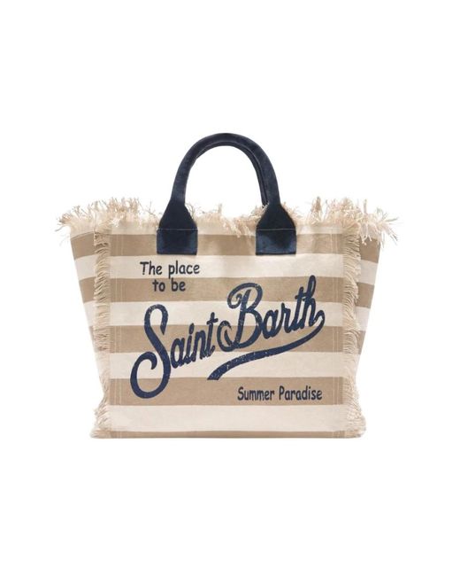 Mc2 Saint Barth Natural Tote Bags
