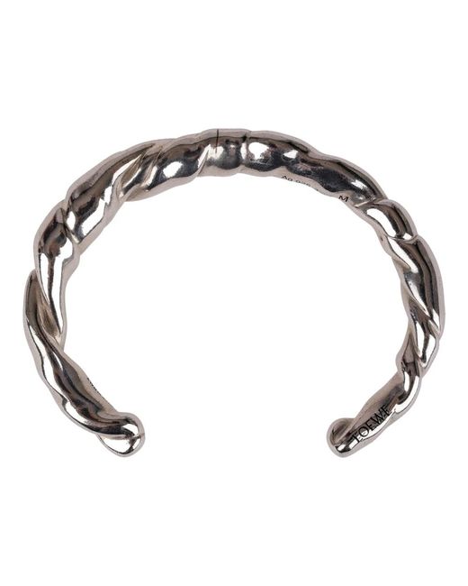 Loewe Metallic Silber armband