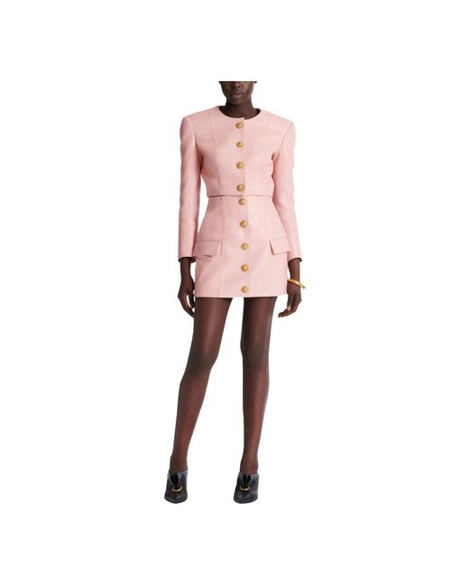 Balmain Pink Short Skirts