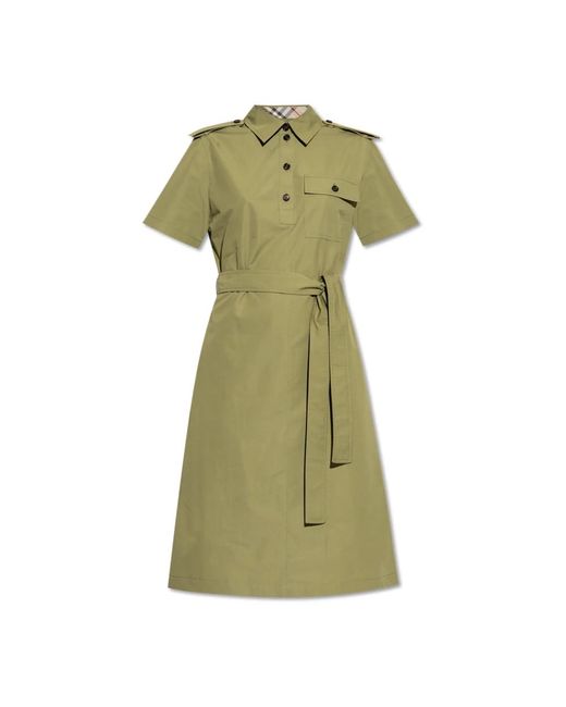 Burberry Women's Green Short Dresses