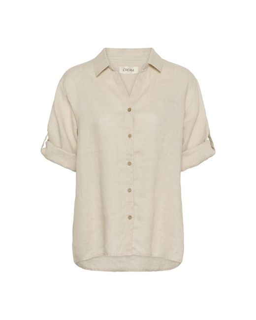 Cream Natural Shirts