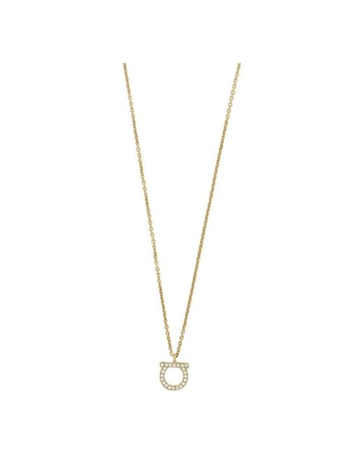 Ferragamo Metallic Necklaces