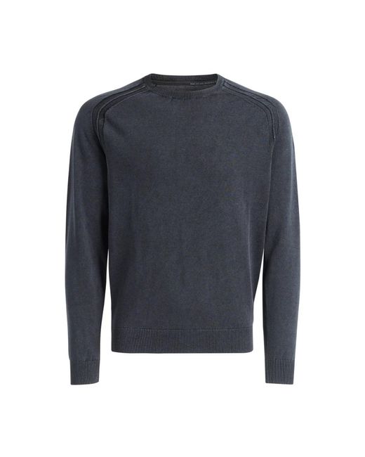 Rrd Techno Wash Round Knit in het Blue voor heren