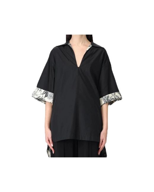 SIMONA CORSELLINI Black Blouses