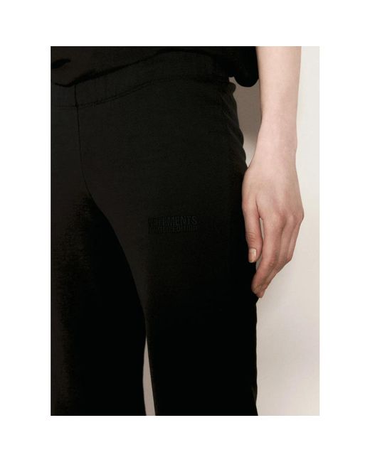 Trousers > wide trousers Vetements en coloris Black
