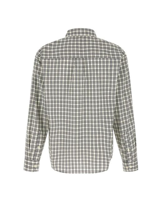 mfpen Gray Casual Shirts for men
