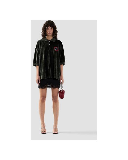 Gcds Black Polo Shirts