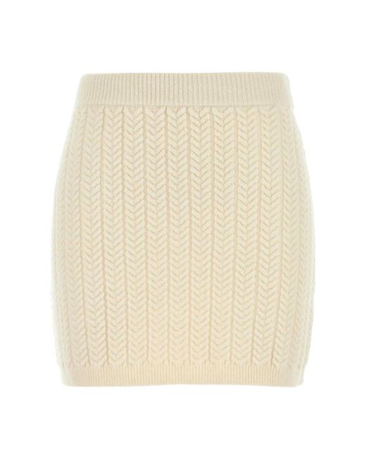 Sportmax Natural Short Skirts