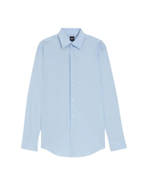 Boss Blue Formal Shirts for men
