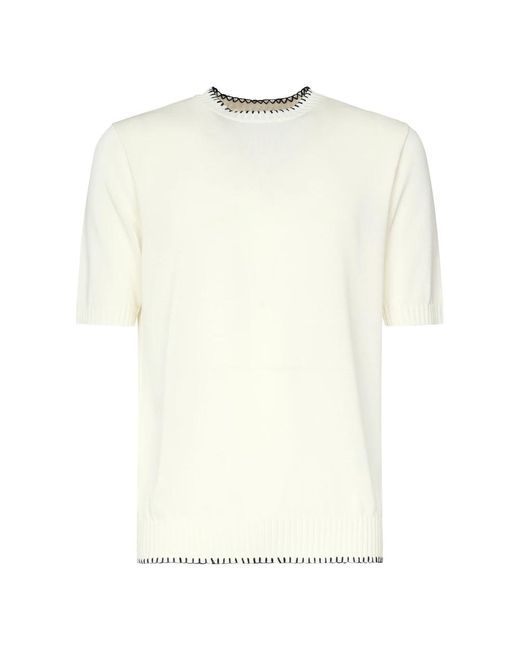 T-Shirts Eleventy de hombre de color White