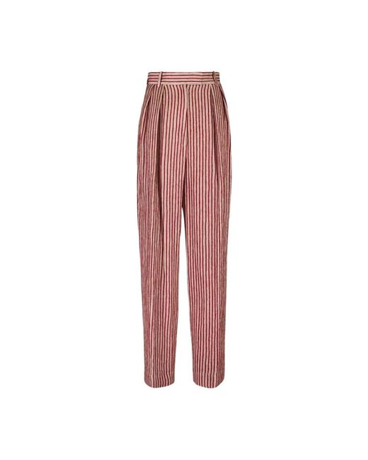 LaDoubleJ Red Straight Trousers