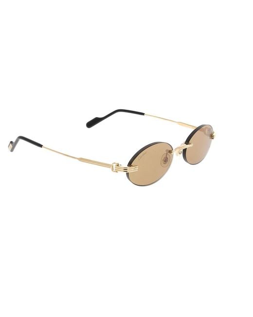 Cartier Metallic Sunglasses