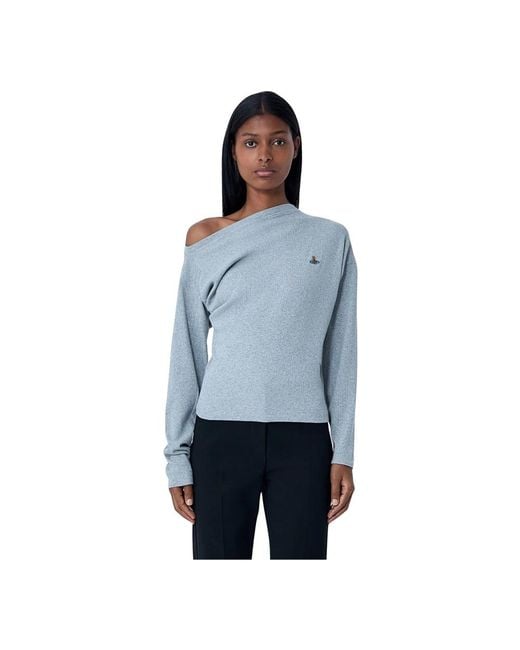 Vivienne Westwood Long Sleeve Tops in het Blue