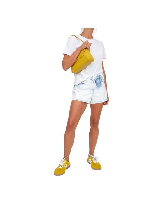 Twinset Blue Denim Shorts