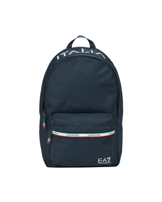 EA7 Blue Logo Rucksack