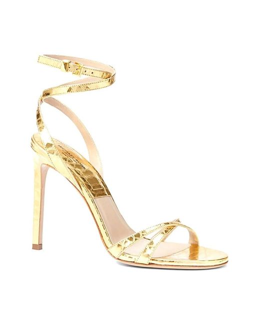 Michael Kors Metallic High Heel Sandals