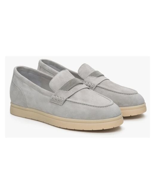 ESTRO Gray Loafers