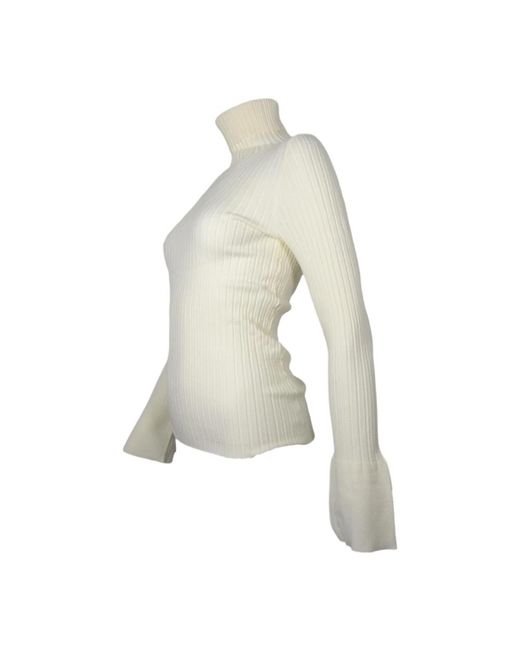 Kaos Truien & Vesten ,Polyester Geribbelde Coltrui Room in het Gray