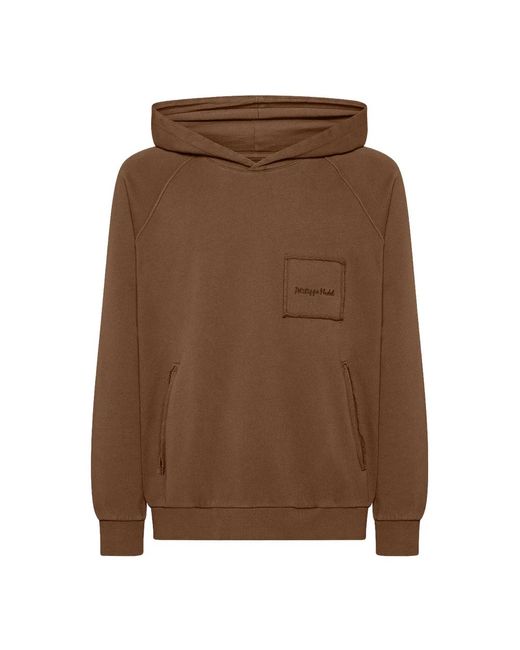 Philippe Model Hoodies & Sweatvesten ,Bruin ,Katoen Hoodie in het Brown voor heren