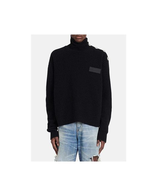 Balmain Black Turtlenecks for men