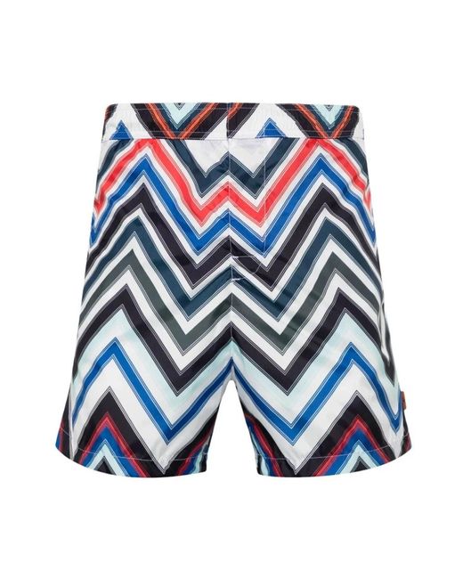 Missoni Blue Casual Shorts for men