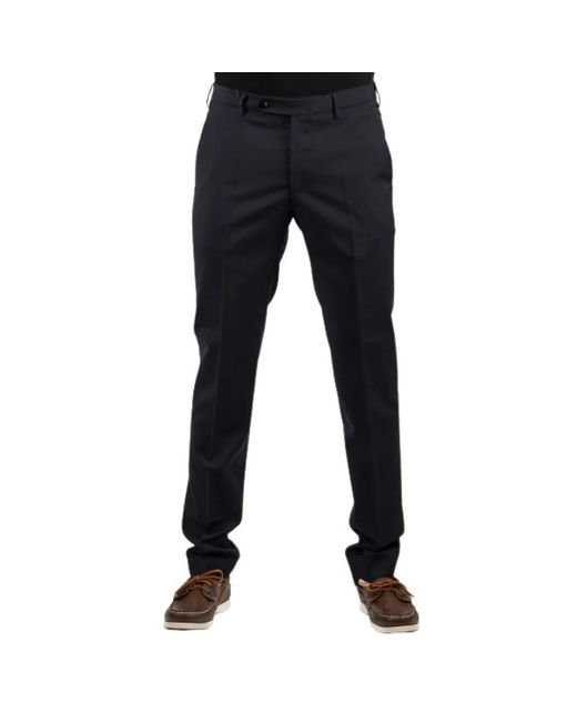 BERWICK  1707 Black Chinos for men