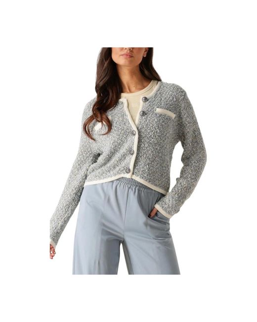 Gestuz Truien & Vesten ,Blauw ,Gznalin Cardigan in het Gray