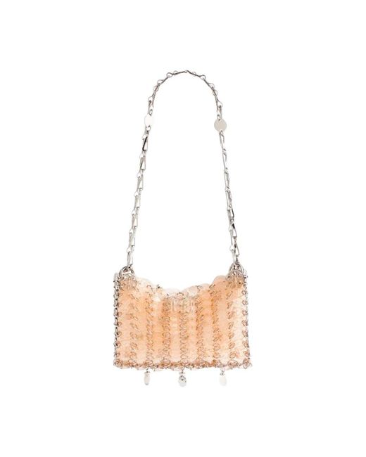 Rabanne White Shoulder Bags