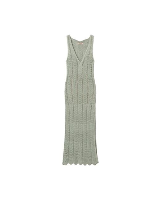 Knitted Dresses Twinset en coloris Green