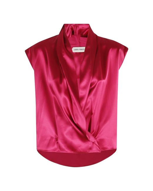 Alberta Ferretti Blouses in het Pink