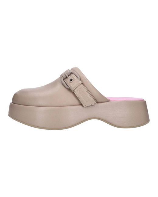 3Juin Gray Mules