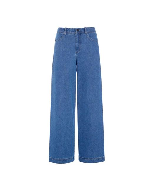 Wide Jeans Bitte Kai Rand de color Blue