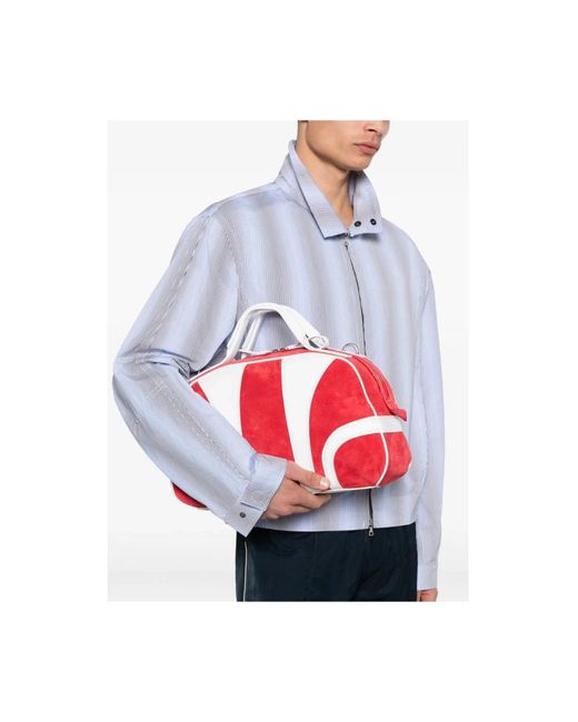 Dries Van Noten Red Tote Bags for men