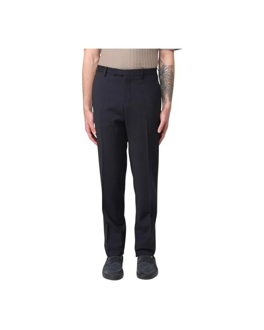 Emporio Armani Blue Suit Trousers for men
