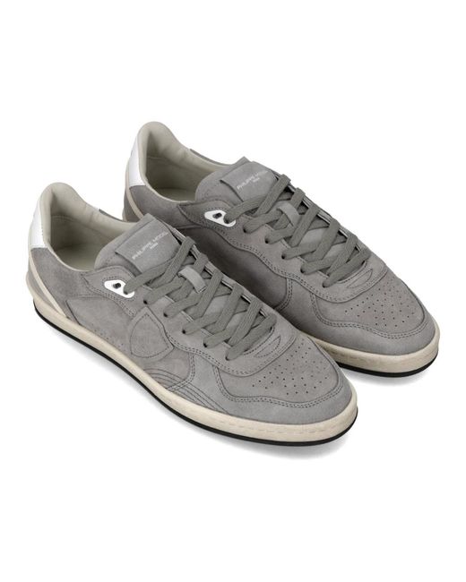 Philippe Model Gray Sneakers for men