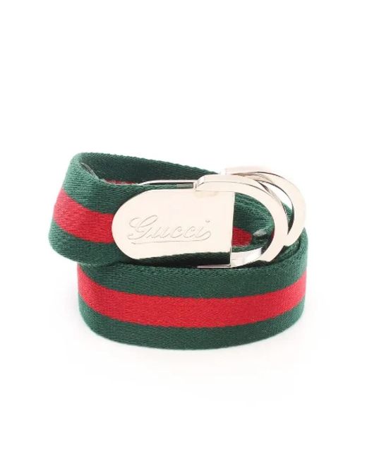 Cintura di stoffa rossa usata di Gucci in Verde | Lyst
