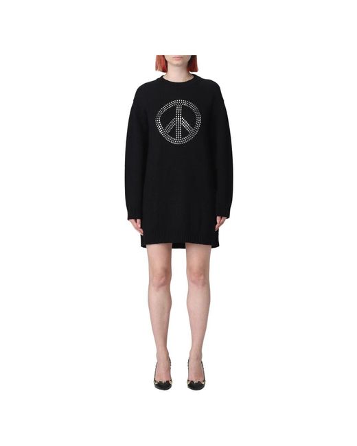 Moschino Knitted Dresses in het Black