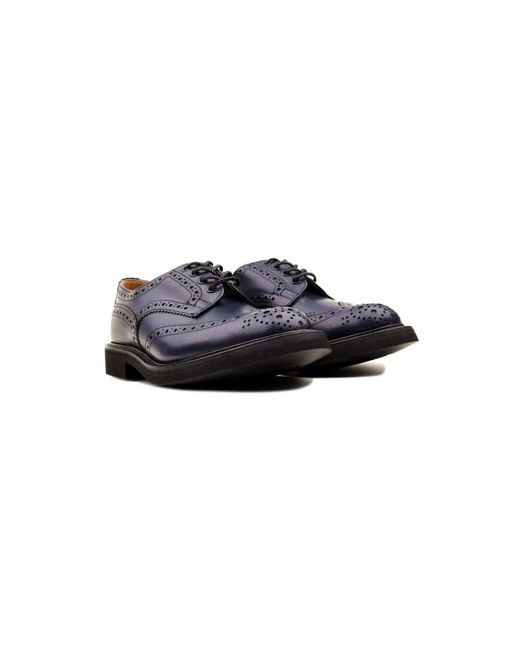 Tricker's Bourton Derby Schoen in het Blue voor heren